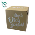 Papier-Material und Lebensmittel-Industrie-Verwendung Flachverpackung selbst falten Geschenkboxen